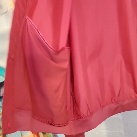 Nike Pink Bomber Jacket - Lightweight Casual Women's Coat - Picture 8 of 9